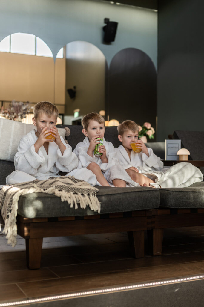 Barn på spa